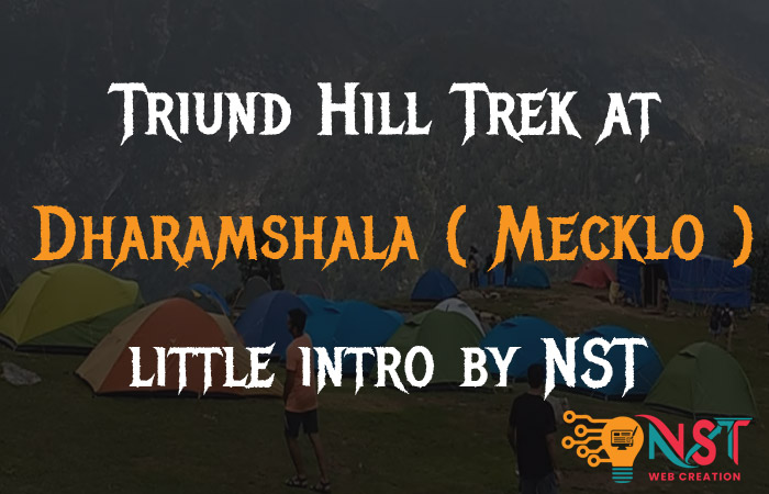 Triund Hill Trek at Dharamshala ( Mecklo ) !  little intro by NST